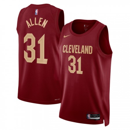 Dres Cleveland Cavaliers Jarrett Allen 31 Nike 2022-23 Icon Edition Maroon Swingman